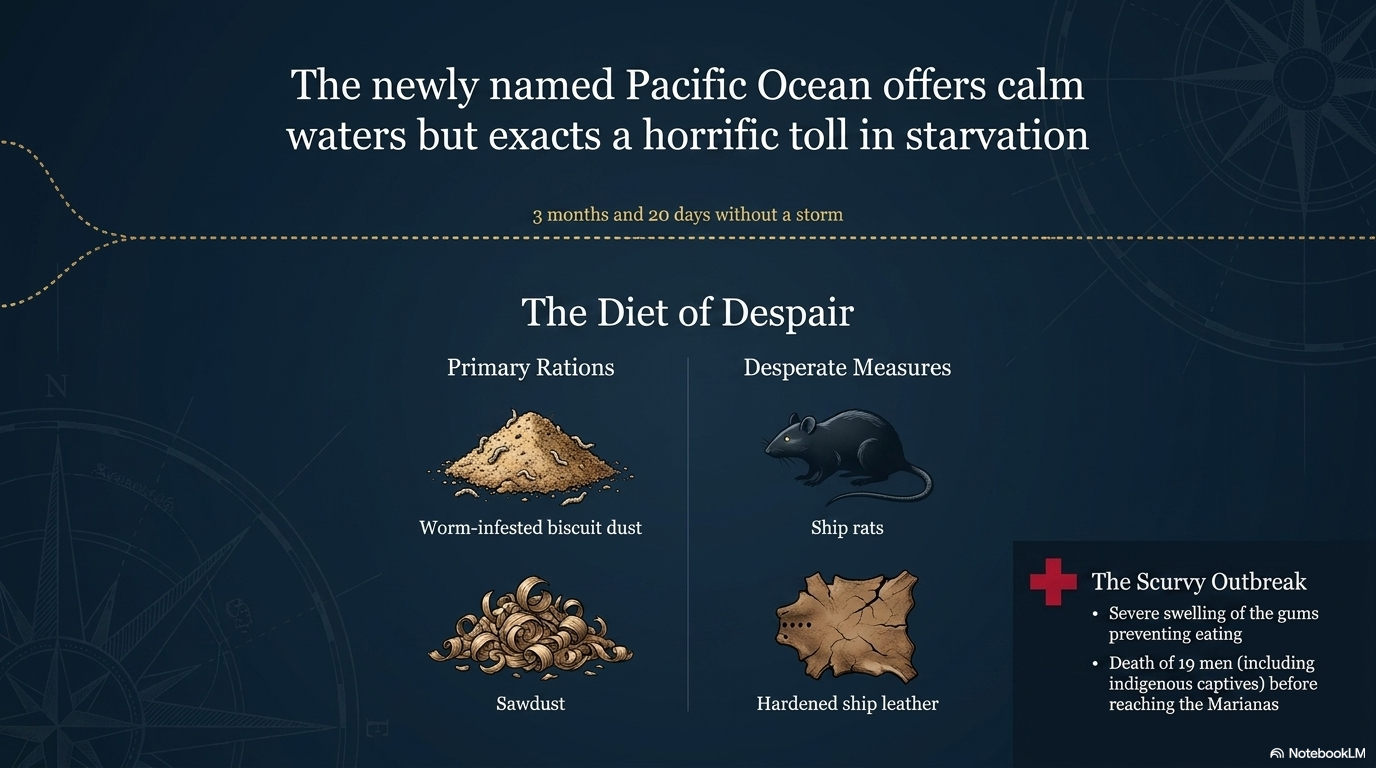 The Diet of Despair — surviving the Pacific crossing.