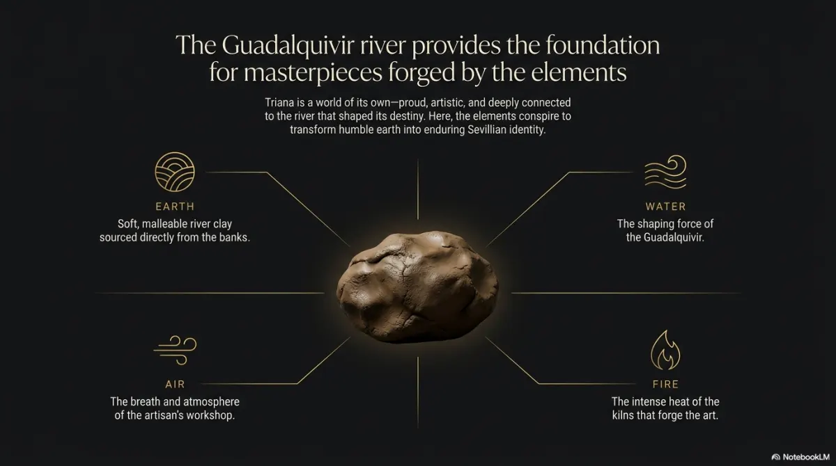 The Guadalquivir provides the foundation — earth, water, air and fire.