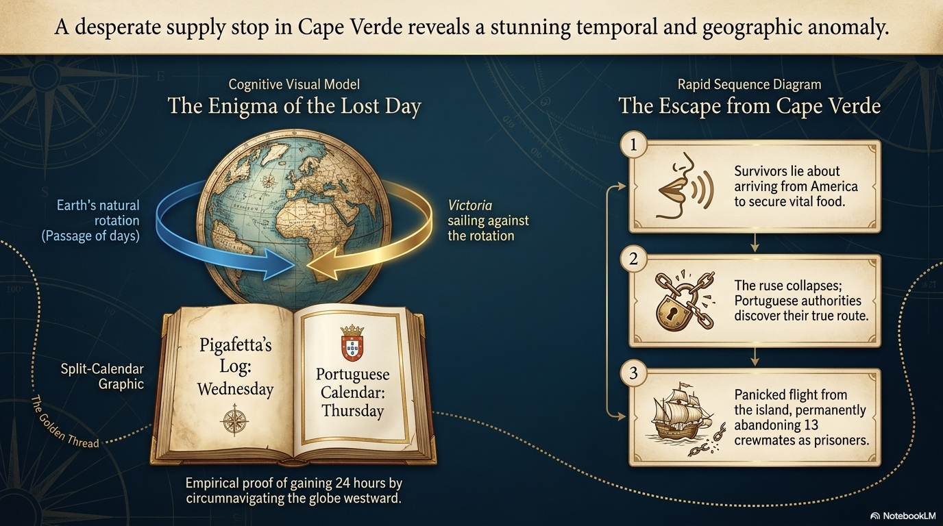 The enigma of the lost day — empirical proof of gaining 24 hours.