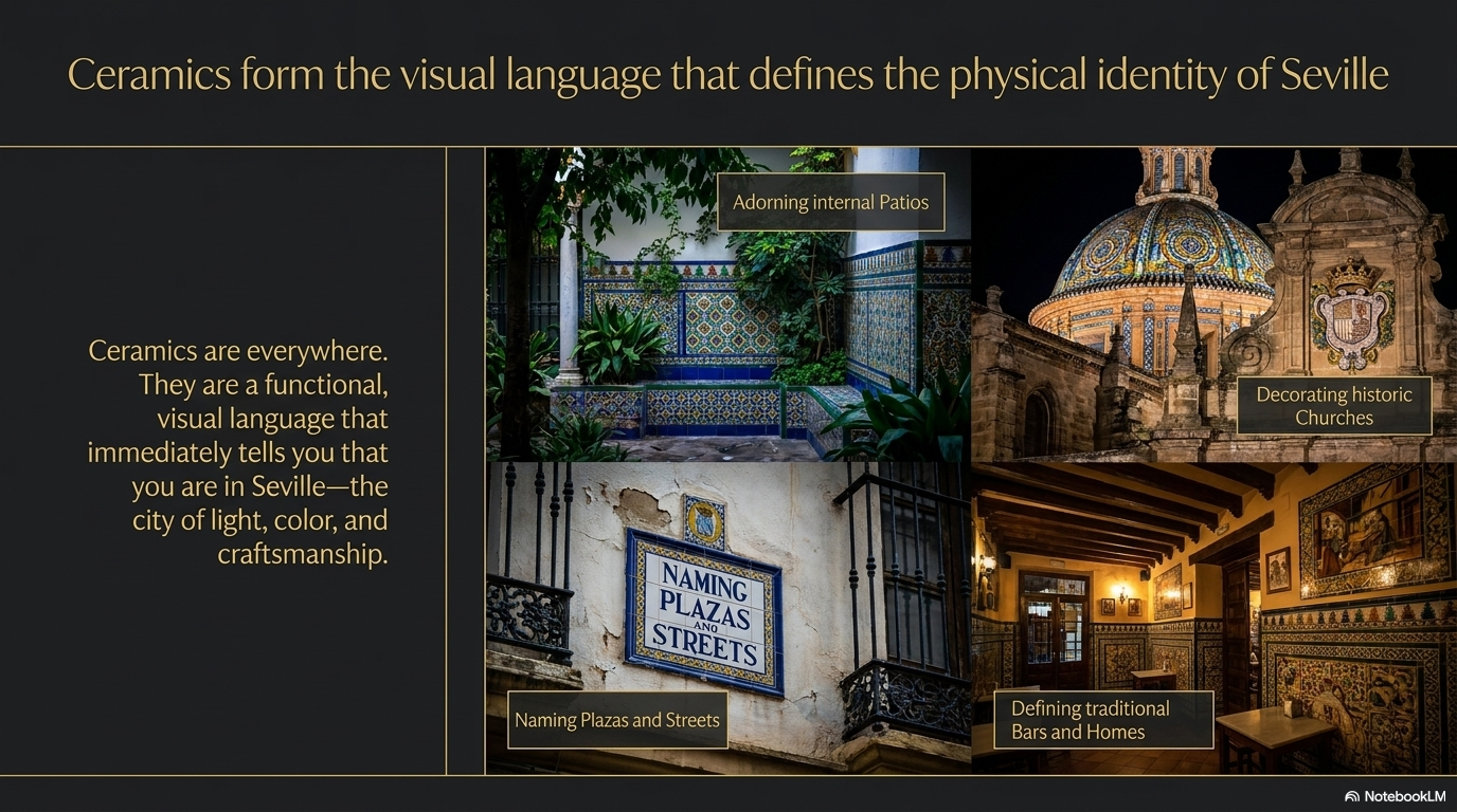 Ceramics form the visual language that defines the physical identity of Seville.