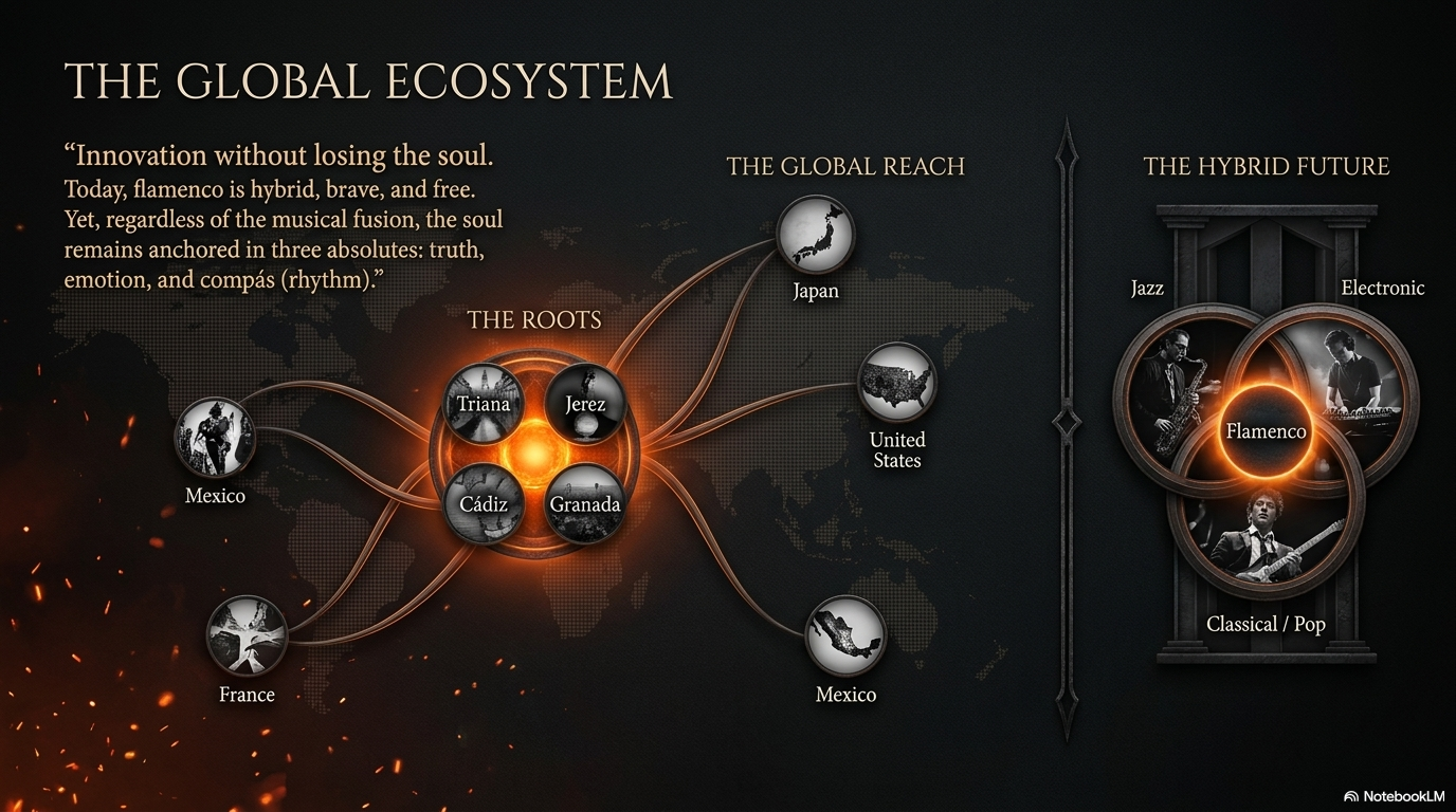 The Global Ecosystem — roots, reach, and the hybrid future.