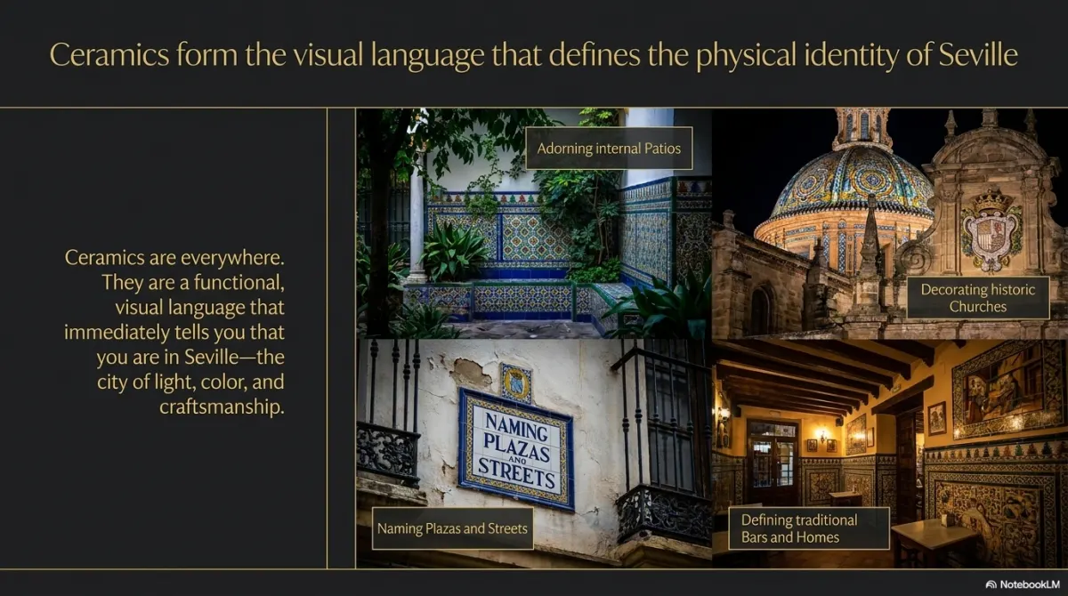 Ceramics form the visual language that defines the physical identity of Seville.